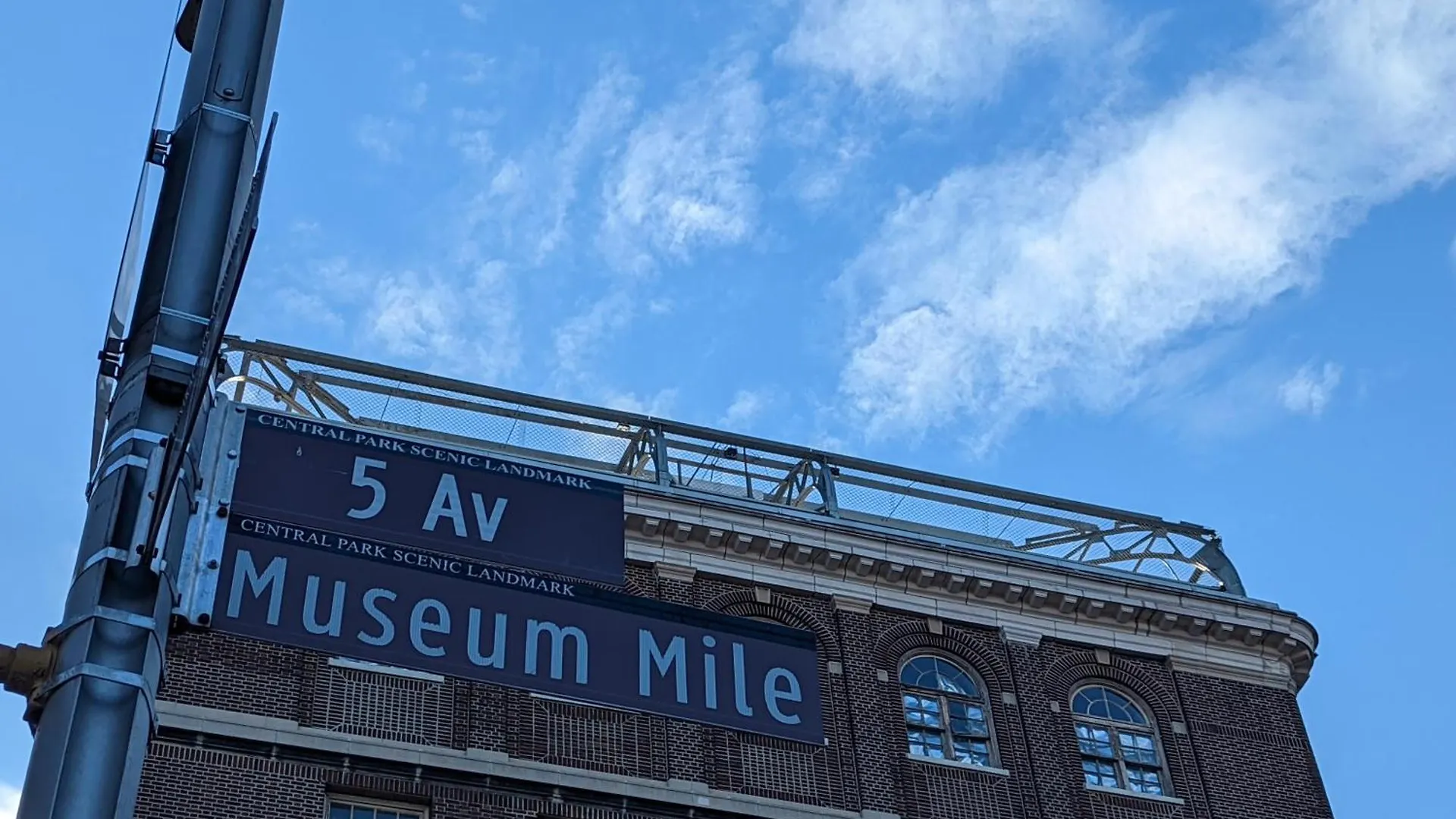 The Central Park East By The Museum Mile New York United States